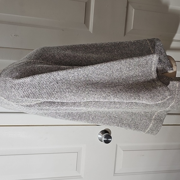 Eileen Fisher 100% Organic Cotton Pop Over Sweater. Medium. Gray White‎ Tween. - Picture 4 of 9